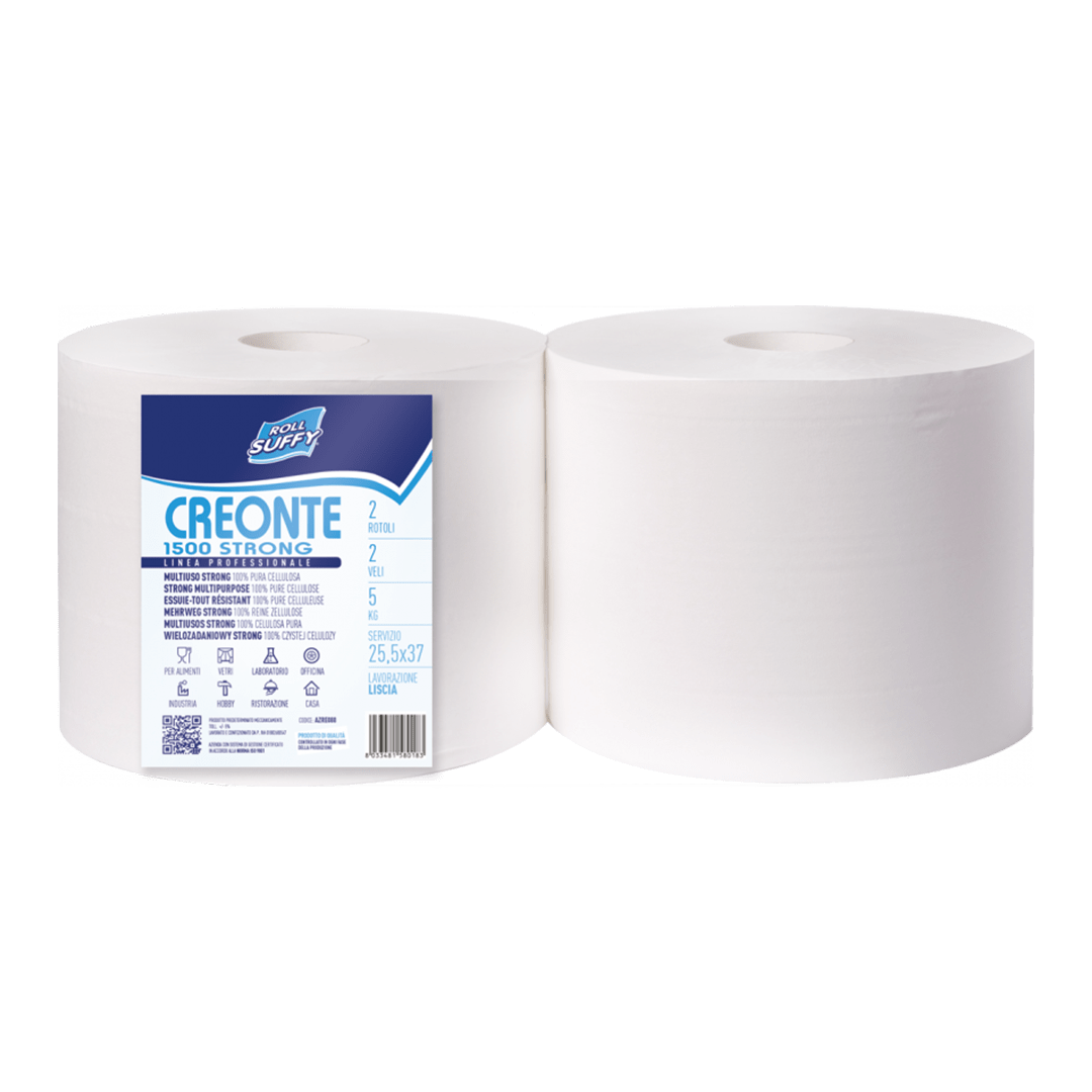 Confezione 3 rotoli carta asciugatutto in pura cellulosa - 50 m